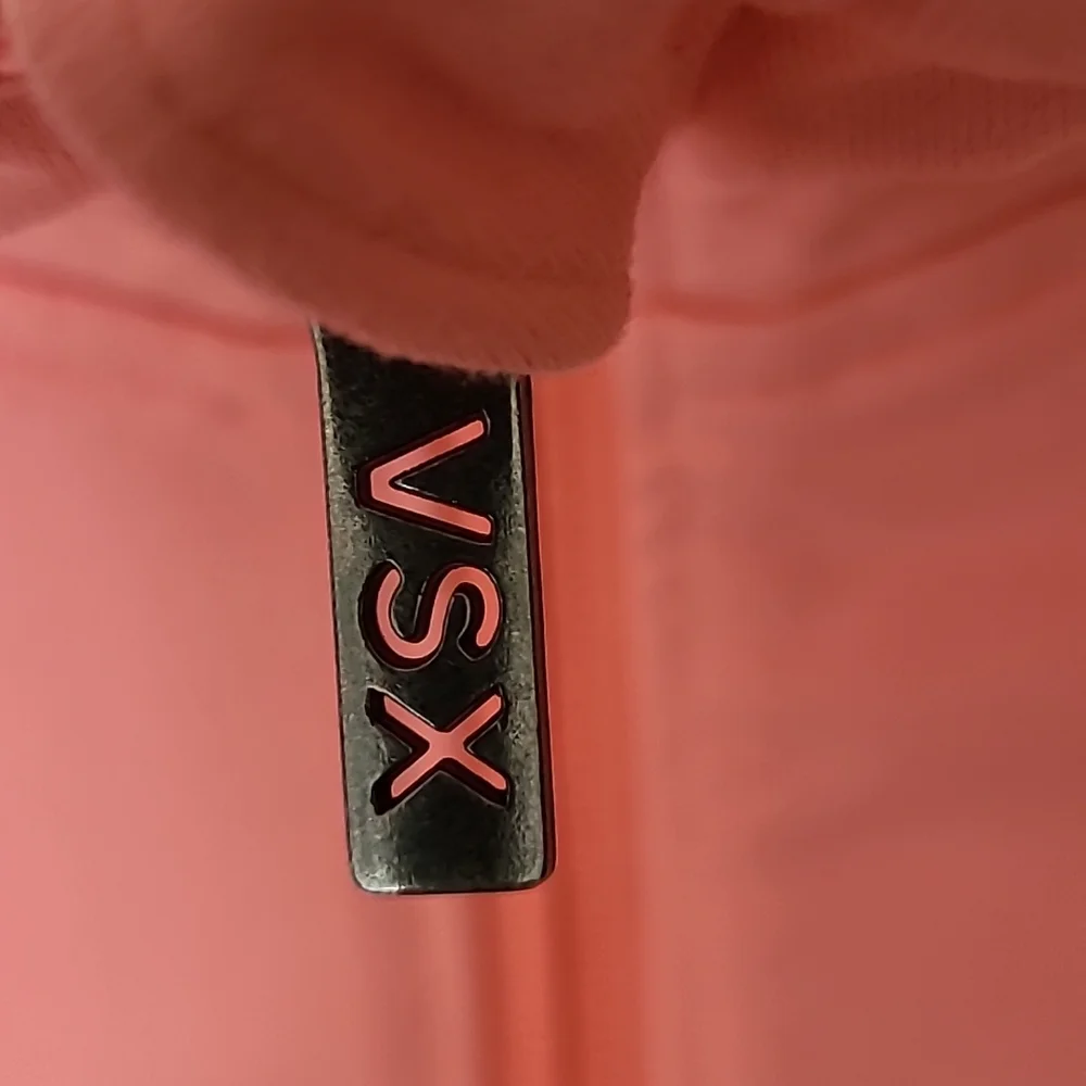 Victoria's Secret VSX yoga jacket large coral color - Picture 6 of 9